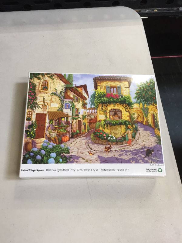 Photo 2 of Italian Village Square 1000 Piece Jigsaw Puzzle by Colorcraft
