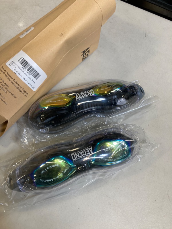 Photo 1 of Aegend Swim Goggles, 2 Pack Swimming Goggles No Leaking Adult Men Women Youth