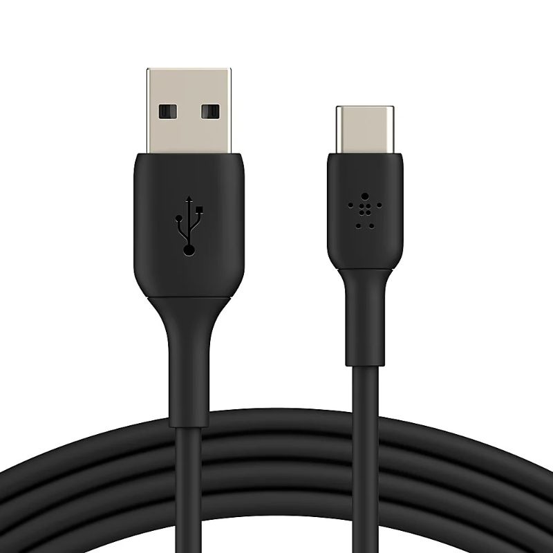 Photo 1 of Belkin Cab001bt2mbk 6.6-foot Boost USB-c to USB-a Cable (black)