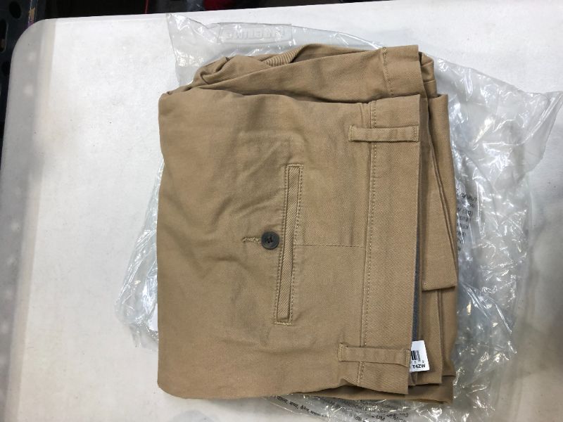 Photo 1 of Amazon Essentials Men's Slim-Fit Casual Stretch Khaki Pant 36W x 30L Dark Khaki Brown