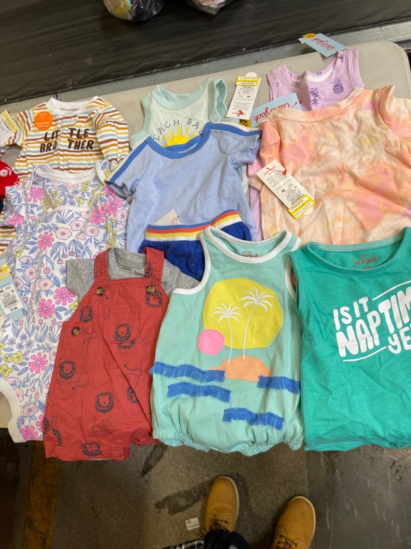 Photo 2 of Bag Lot Bundle- Various Baby Clothes Girl & Boy
Sizes NB-12mos
Various Colors