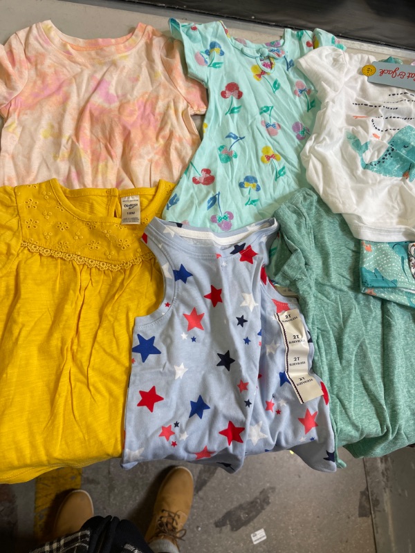 Photo 2 of Bag Lot Bundle- Various Baby Clothes Girl & Boy
Sizes 18mos/2T
Various Colors