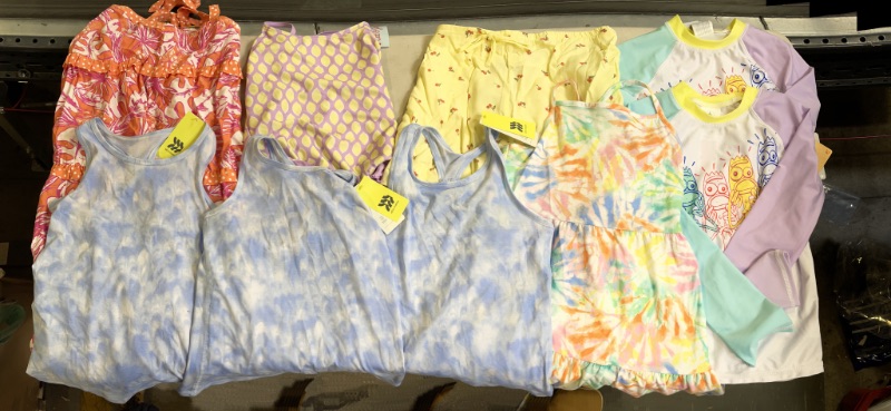 Photo 2 of Box Lot Bundle- Various Girl's Clothes
Sizes S-M
Various Colors
Various Sandals + Children's Sunglasses