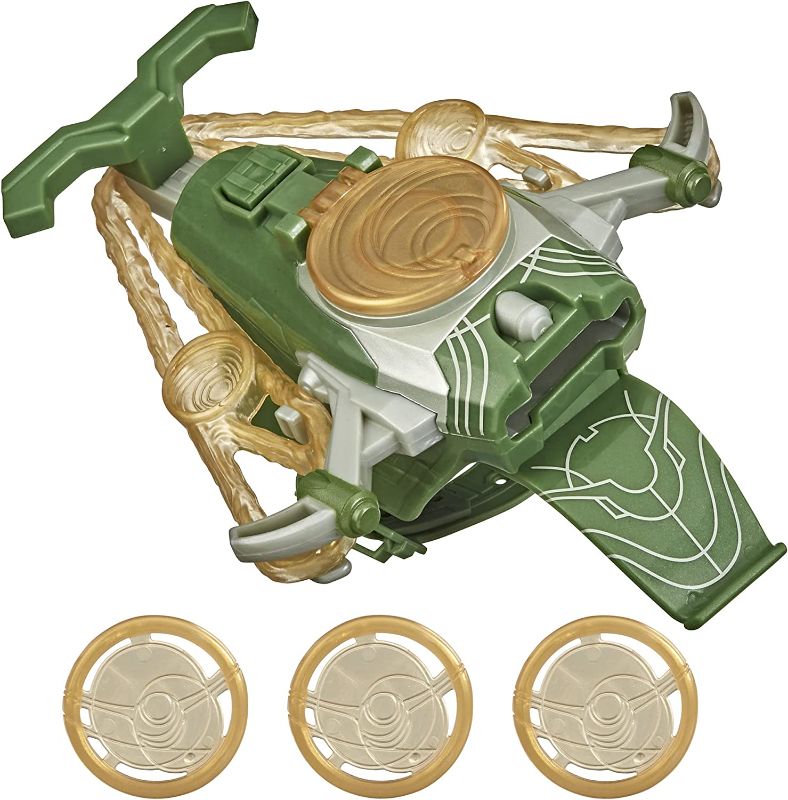 Photo 1 of ** FACTORY PACKAGED ** Marvel The Eternals Cosmic Disc Launcher Toy, Inspired by The Eternals Movie, Includes 3 Discs, for Kids Ages 5 and Up

