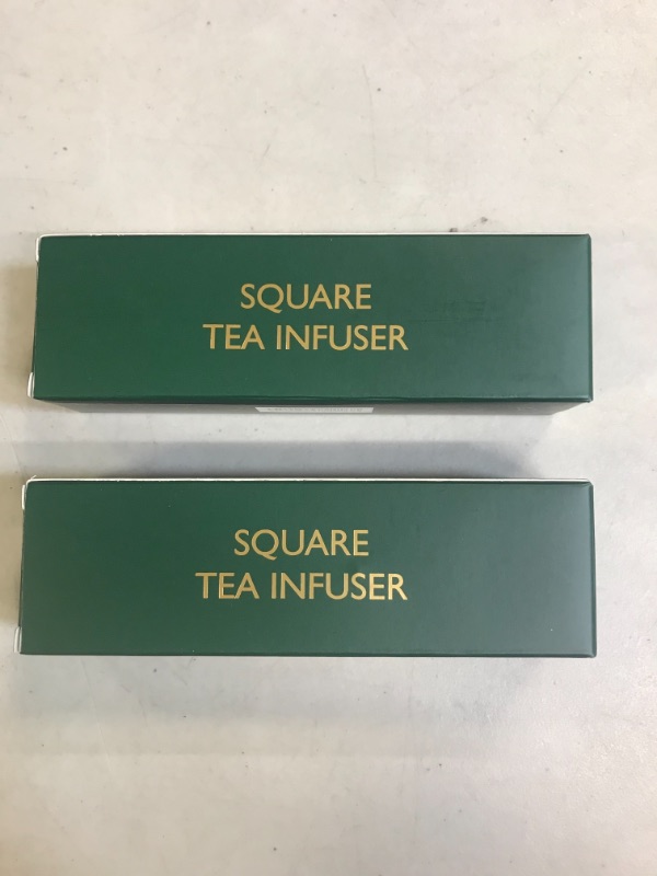 Photo 1 of 2 COUNT OF VAHDAM, Square Tea Infuser | Tea Infusers for Loose Tea | 18/8 Stainless Steel Fine Mesh Strainer | Best Tea Infusers for Loose Tea | Tea Strainers | Loose Leaf Tea Infuser| Gift for Him/Her
