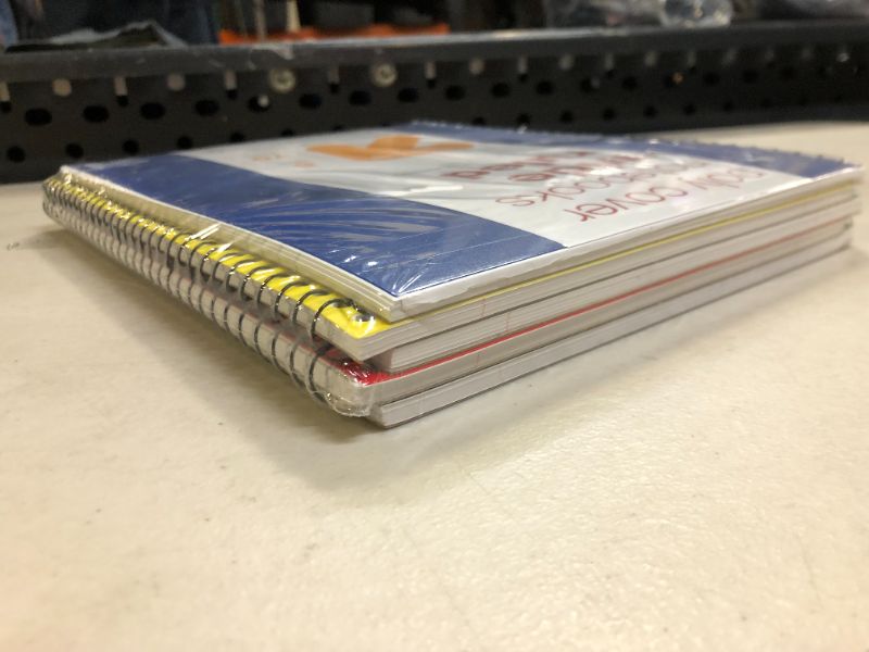 Photo 3 of 5pk 1 Subject Wide Ruled Spiral Notebooks -