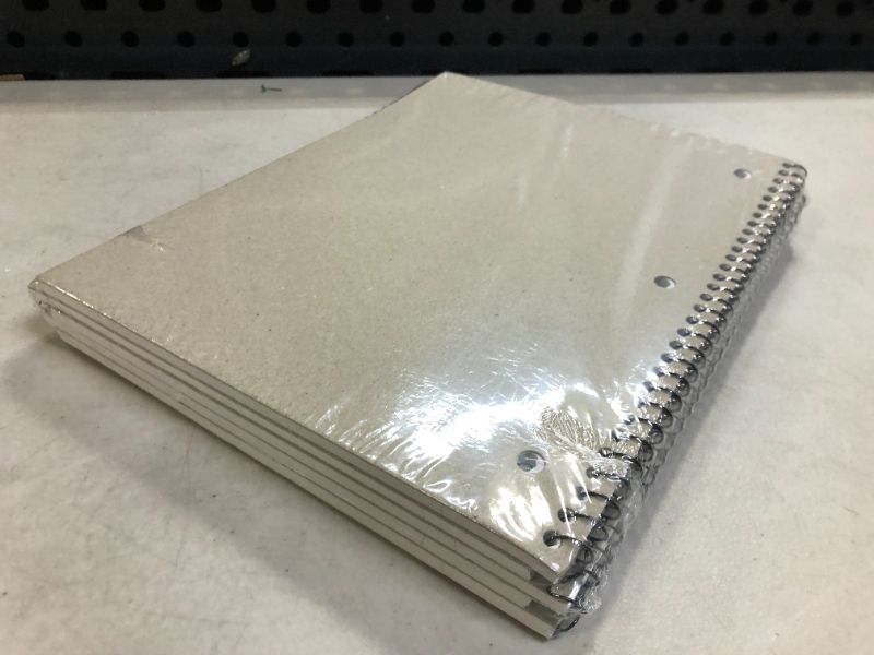 Photo 2 of 5pk 1 Subject Wide Ruled Spiral Notebooks -