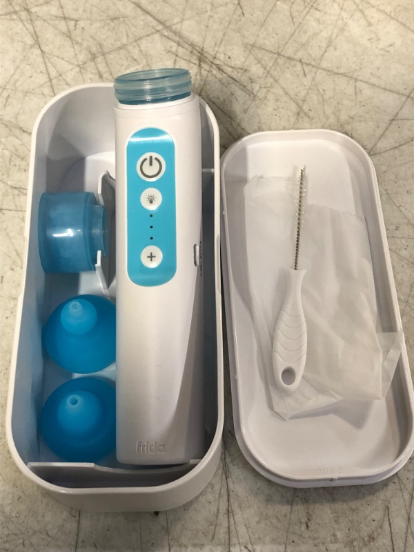 Photo 4 of FridaBaby Electric NoseFrida | USB Rechargeable Nasal Aspirator with Different Levels of Suction by Frida Baby
