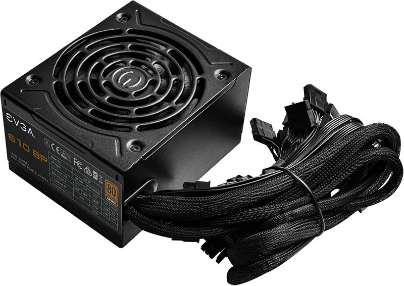 Photo 5 of EVGA 610 BP, 80+ BRONZE 600W + 10W, 3 Year Warranty, Power Supply 100-BP-0610-K1
