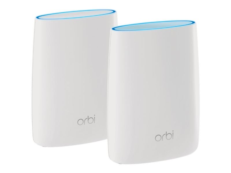 Photo 1 of NETGEAR - Orbi AC3000 Tri-Band Mesh WiFi System with Router + 1 Satellite Extender 3Gbps (RBK50)

