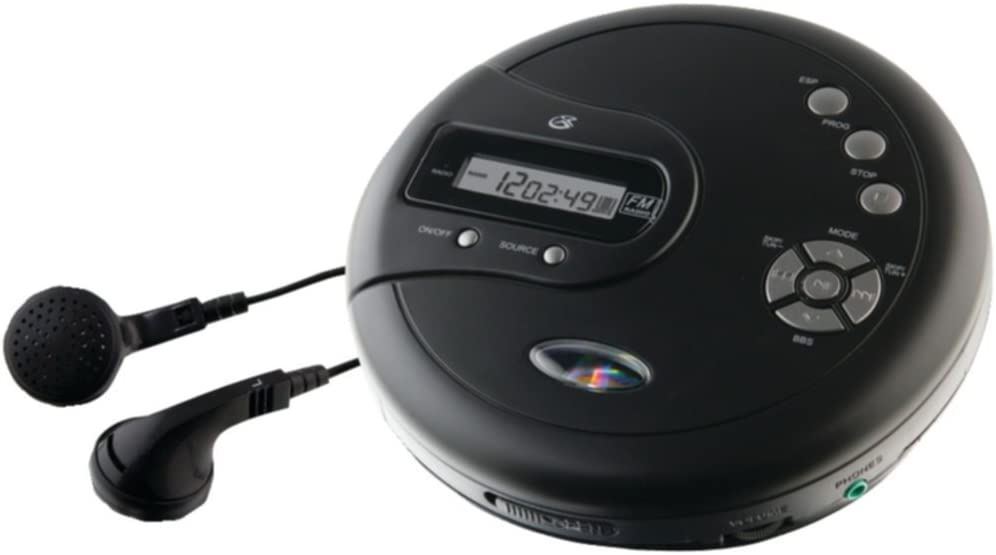 Photo 1 of GPX PC332B Personal CD Player W/FM Radio & LCD Display Electronic Accessories
