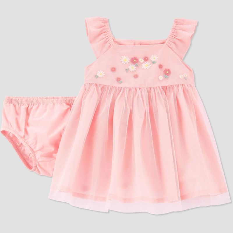 Photo 1 of Baby Girls' Floral Tulle Dress - Just One You® Made by Carter's
3M