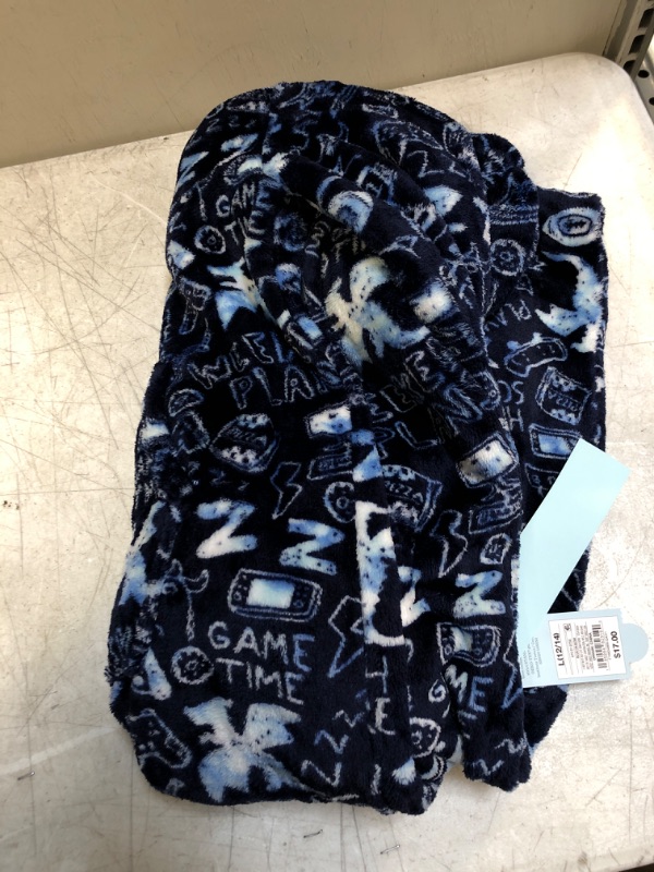 Photo 2 of Boys'  Blanket Sleeper Union Suit - Cat & Jack™ Dark
LARGE 12/14