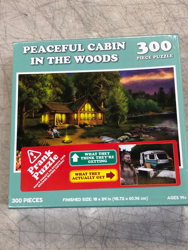 Photo 2 of Doing Things Prank Puzzle 300pcs - Cabin
