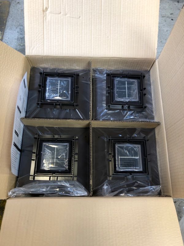 Photo 1 of Green Lighting 12 Pack Modern Minka Solar Powered 20 Lumen LED Post Cap Light for 4x4 or 5x5 Posts (Bronze)
