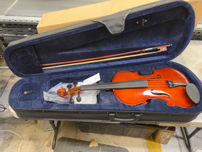 Photo 3 of Apollo 15-inch Solidwood Viola with Ebony Fittings, Complete with case and D'Addario Prelude Strings