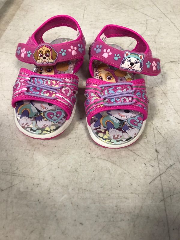 Photo 2 of Toddler Girls' Nickelodeon PAW Patrol Adventure Ankle Strap Sandals - Pink 9
