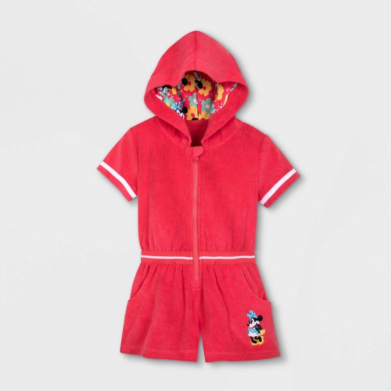 Photo 1 of Girls Disney Minnie Mouse Hooded Cover up - - Disney Store-SIZE 3