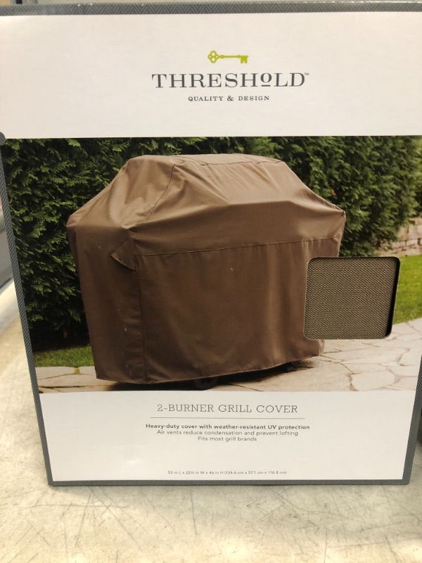 Photo 2 of 53" Grill Cover - Tan - Threshold&#8482;