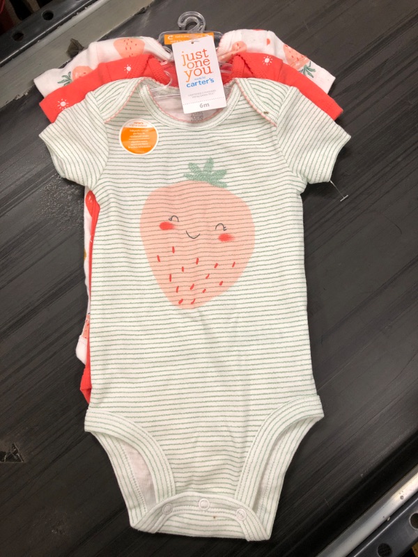 Photo 2 of Baby Girls' 3pk Strawberry Bodysuit - Just One You® Made by Carter's
