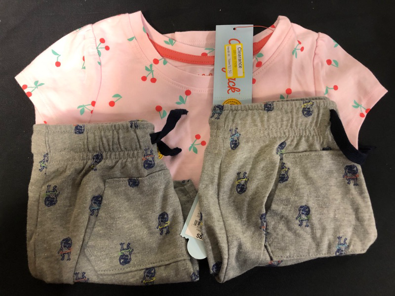 Photo 1 of 3 PACK--2 PACK--EASY ON EASY OFF TODDLER GREY DINO SHORTS-SIZE 3T
1 TODDLER GIRLS SHIRT-SIZE 5T