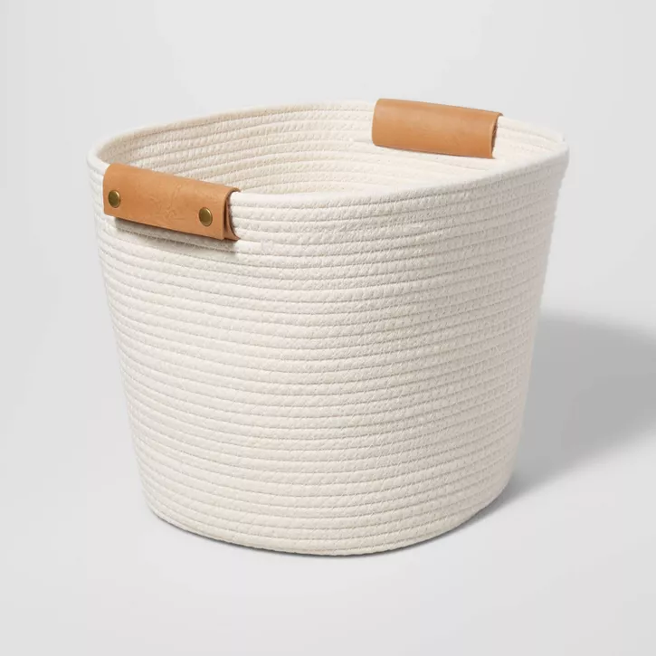 Photo 1 of 13" Decorative Coiled Rope Basket - Brightroom™

