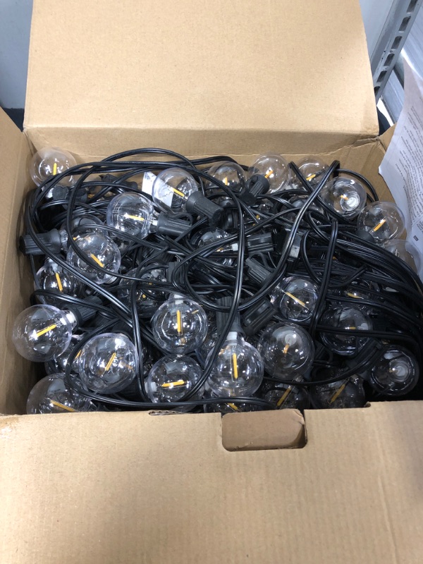 Photo 2 of Meidaoduo LED Globe String Lights for Outside 150FT G40 Patio Lights Connectable Waterproof with 80 Shatterproof Bulbs ( USED ITEM )
