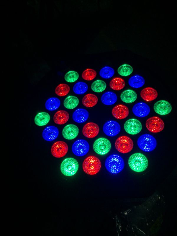 Photo 1 of Rechargeable Par Lights 36W RGB Battery Powered,Wireless LED Par Lights DJ Uplighting Sound Activated Remote Control for Wedding Events Club Party Church Stage Lighting
