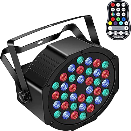 Photo 1 of Rechargeable Par Lights 36W RGB Battery Powered,Wireless LED Par Lights DJ Uplighting Sound Activated Remote Control for Wedding Events Club Party Church Stage Lighting
