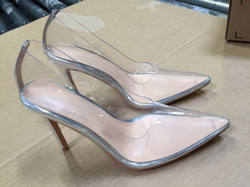 Photo 1 of CLEAR HEELS WOMENS 7 