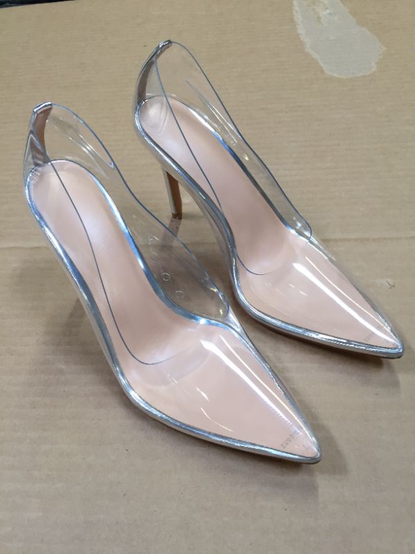 Photo 2 of CLEAR HEELS WOMENS 7 