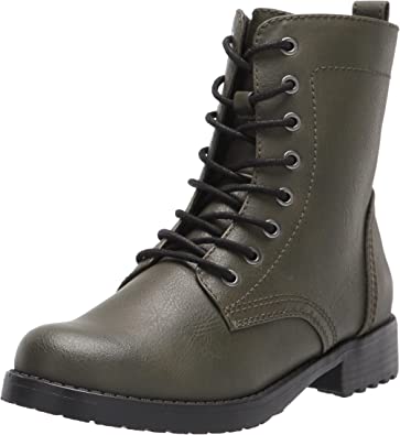 Photo 1 of Amazon Essentials Women's Lace-Up Combat Boot 7.5
