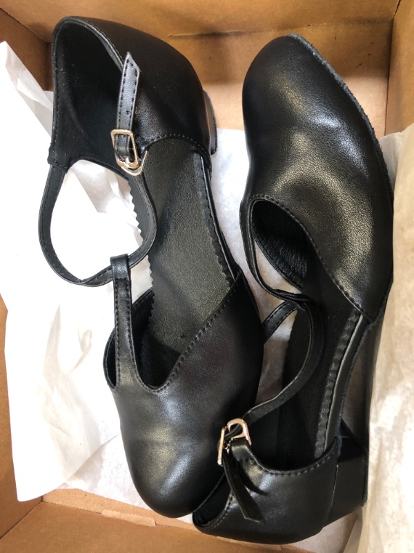 Photo 1 of Dance Shoes Character Jazz 3" Heel T-Strap So Danca CH98 size 10.5