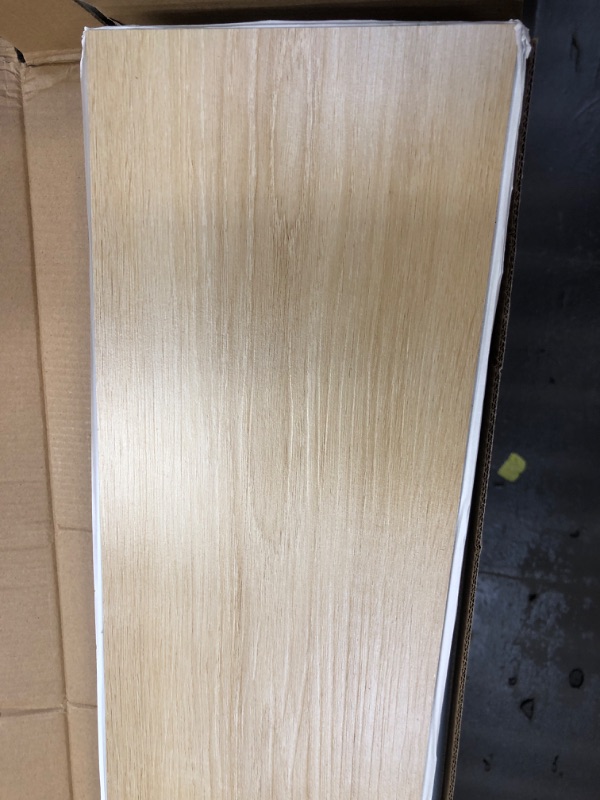 Photo 6 of Art3d Peel and Stick Floor Tile Vinyl Wood Plank 36-Pack 54 Sq.Ft, Aspen Yellow, Rigid Surface Hard Core Easy DIY Self-Adhesive Flooring