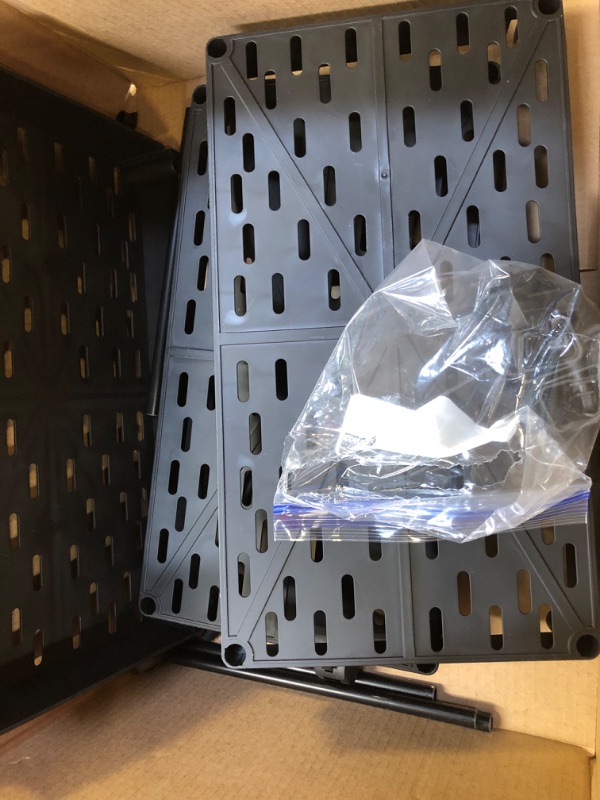 Photo 1 of SPACEKEEPER Slim Rolling Storage Cart, Laundry Room Organization, 3 Tier Mobile Shelving Unit Bathroom Organizer Storage Rolling Utility Cart for Kitchen Bathroom Laundry Narrow Places (black)