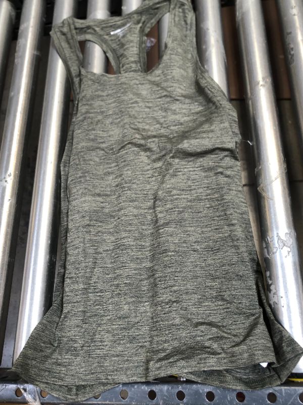 Photo 2 of Amazon Essentials Women's Tech Stretch Racerback Tank Top (GRAY XX-Large