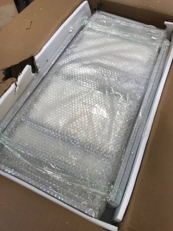 Photo 1 of LORMITER Silver Bar Carts with 3 Tier Glass Shelves, Rolling Serving Bar Cart with Wine Rack and Glass Holder, Home Bar Carts & Wine Carts on Wheels for Kitchen, Indoor & Outdoor Square Silver