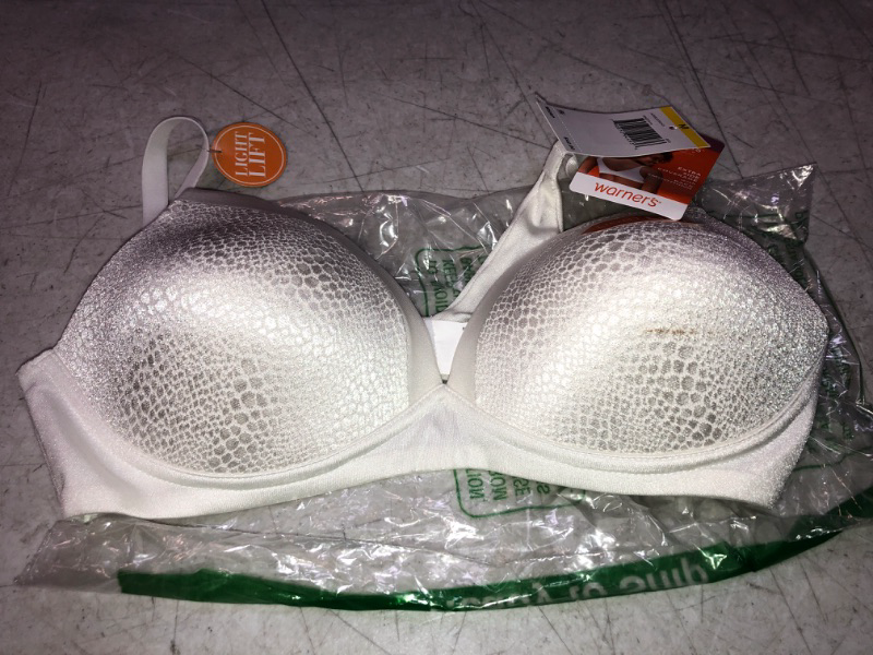 Photo 1 of 34C No wire Lightly Lined White Bra