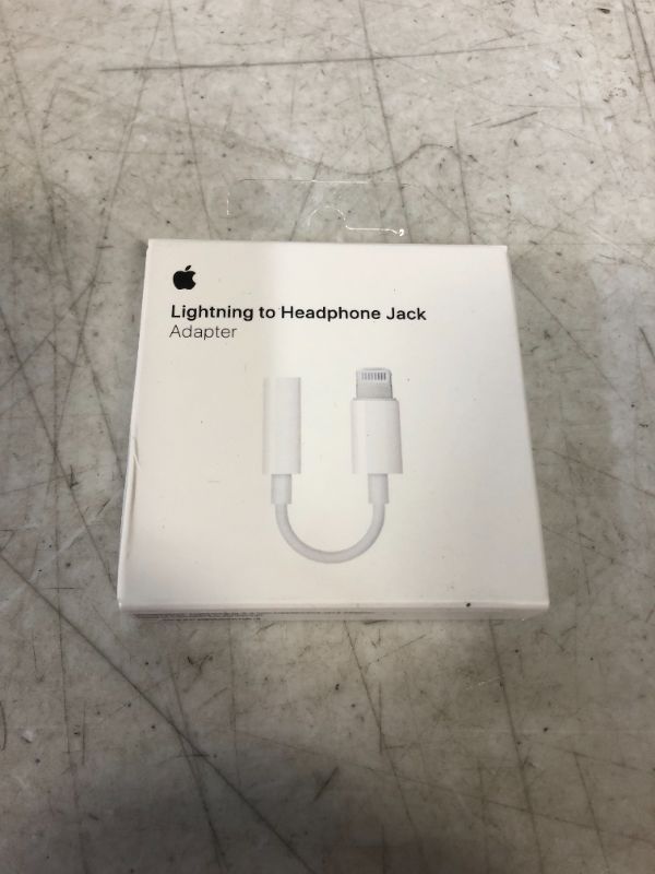 Photo 3 of Apple Lightning to 3.5 mm Headphone Jack Adapter --FACTORY SEALED --
