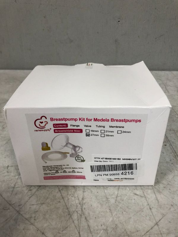 Photo 1 of BREAST PUMP KIT FOR MEDELA BREATPUMPS SIZE 27MM 