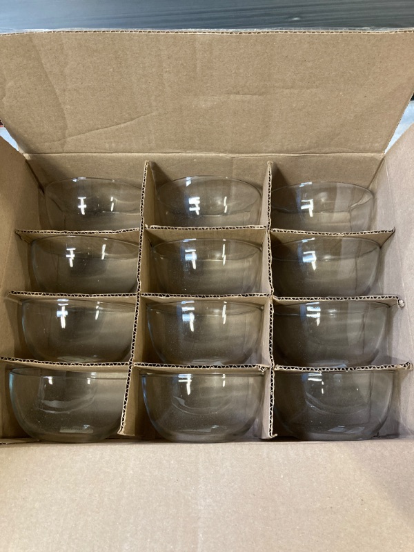 Photo 2 of Anchor Hocking 6-Inch Presence Glass Bowl (12-pieces, clear, microwave and dishwasher safe) 6 Inch Glass Bowl Set