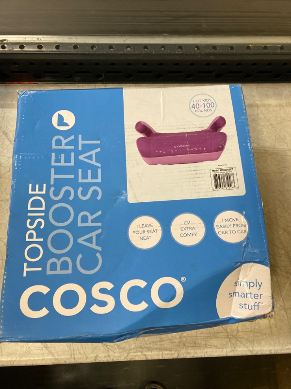 Photo 2 of Cosco Topside Child Safe Belt Positioned Backless Booster Car Seat, Purple Grape