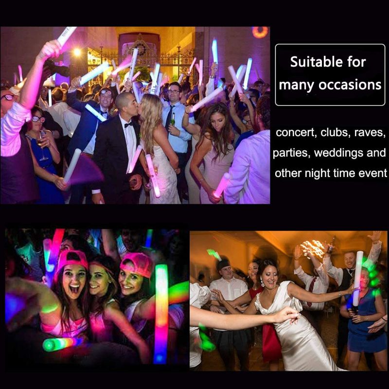 Photo 1 of 10pcs --Foam Sticks, Glow Sticks in The Dark Party Supplies  