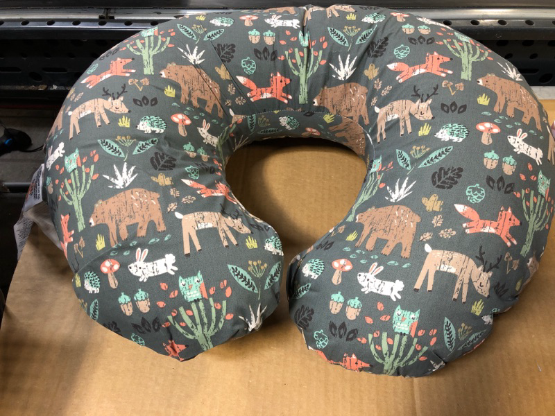 Photo 1 of  Boppy Green Forest Animals Infant and Baby Support Pillow Breastfeeding
