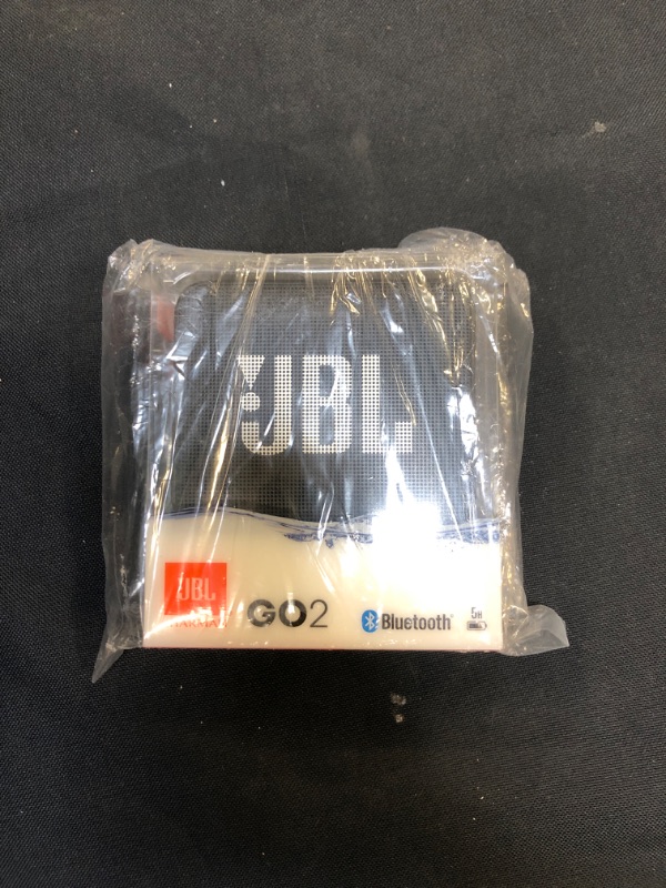 Photo 2 of JBL GO2 - Waterproof Ultra-Portable Bluetooth Speaker - Black
