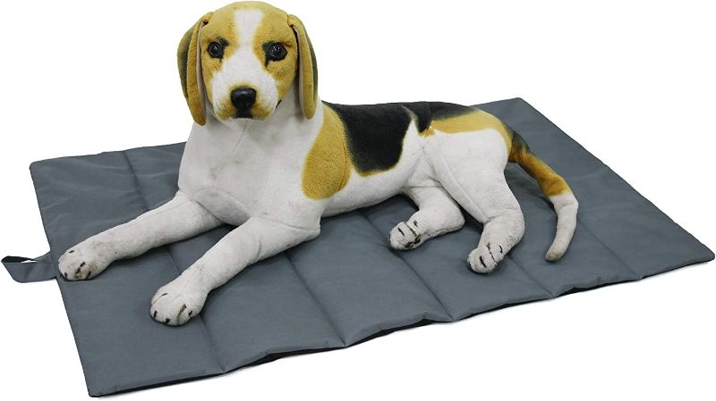 Photo 1 of YAMAFOO Pet Mats 42 x 26in | Fashionable, Comfortable and Folded Outdoor mat | Soft Oxford Fabric and PP Cotton| Fast Drying, Waterproof | Perfect mat for Dogs & Cats, Indoor and Outdoor.
