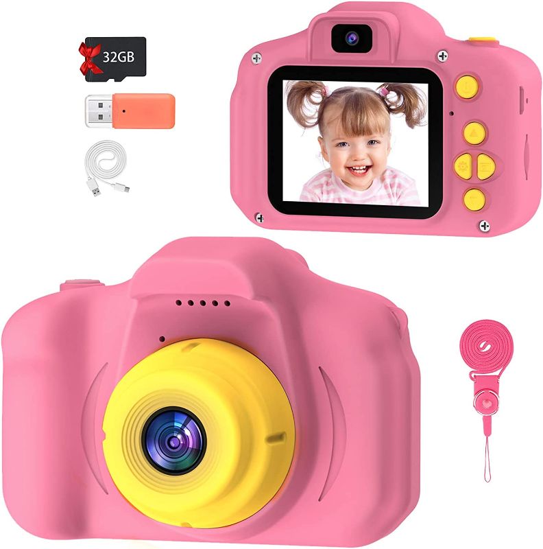 Photo 1 of Kids Camera for Boys Girls - 2 Inch IPS Children Camera for Kids 1080P Video Camcorder Toddler Camera Birthday