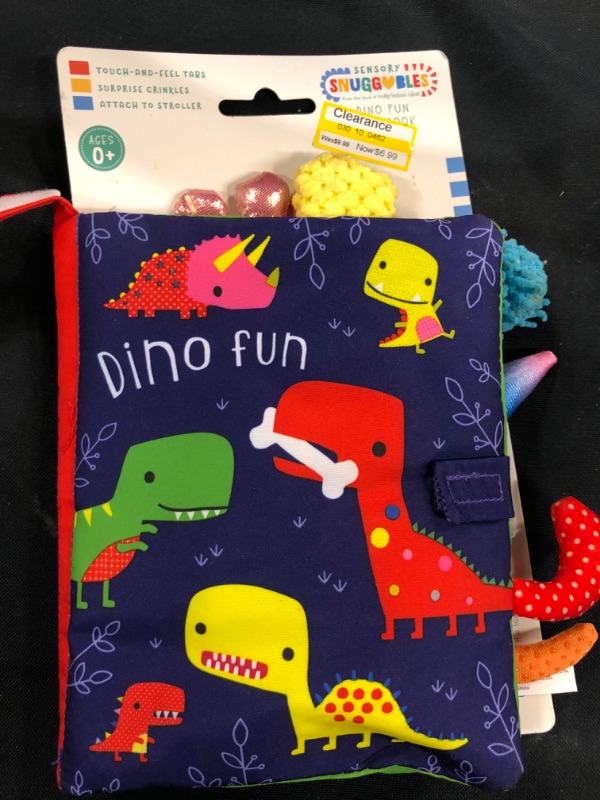 Photo 2 of Make Believe Ideas Dino Tails Soft Cloth Book