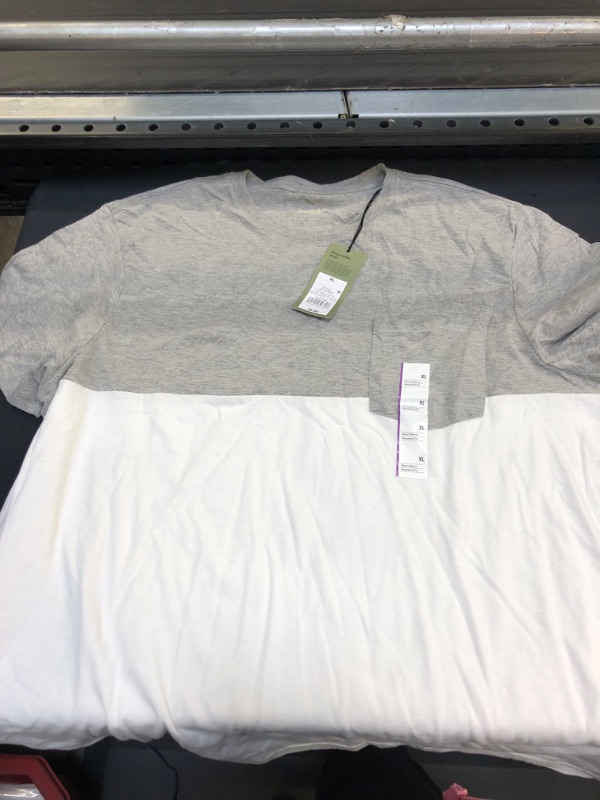 Photo 2 of  Men's Jacquard Short Sleeve Novelty T-Shirt - Goodfellow & Co Light Gray XL