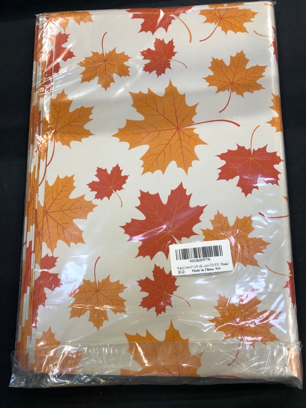 Photo 2 of Ndeno 50 Pack Fall Poly Mailers Maple Leaves Large Shipping Bag with Self Sealing, Autumn Mailing Bags for Small Business - Shipping Envelopes for Clothing (15x19 IN, 50pack) 15x19 IN, 50pack Maple Leaves